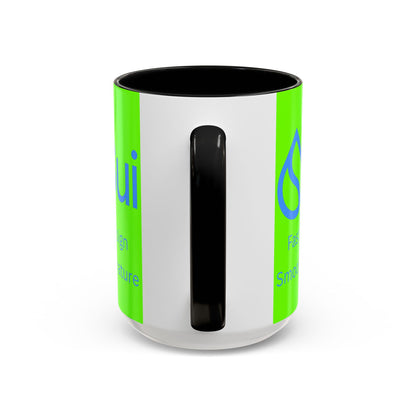 SUI Green Accent Mug by cypherpunkgear.com