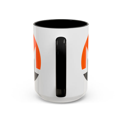 Monero (XMR) White Accent Mug by cypherpunkgear.com
