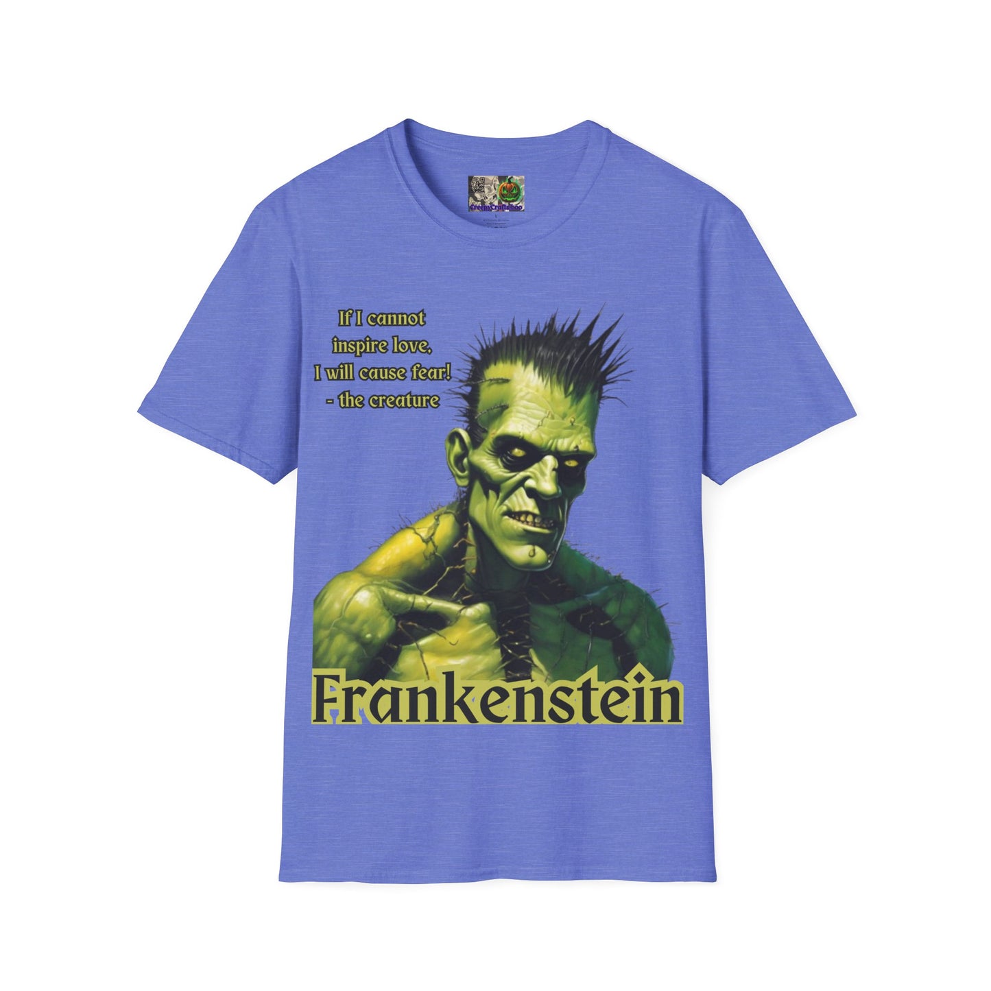 Frankenstein's Creature Light colors Unisex T-Shirt by CreepyCrafts.boo