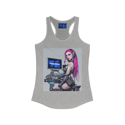¡Cyberpunk de cypherpunkgear! Camiseta sin mangas ideal con espalda cruzada para mujer