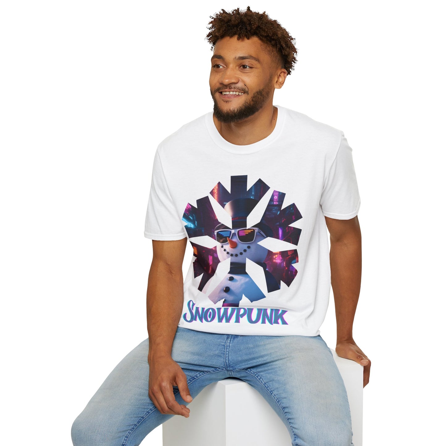 Snowpunk Light colors Unisex T-Shirt by cypherpunkgear.com