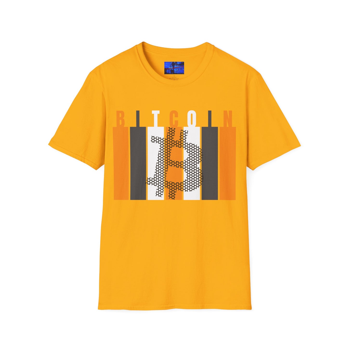 Bitcoin (BTC) LTcolors Unisex T-Shirt by cypherpunkgear