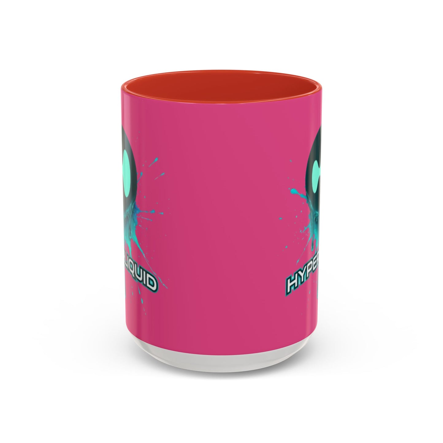HYPE Drip Pink Accent Mug by cypherpunkgear.com