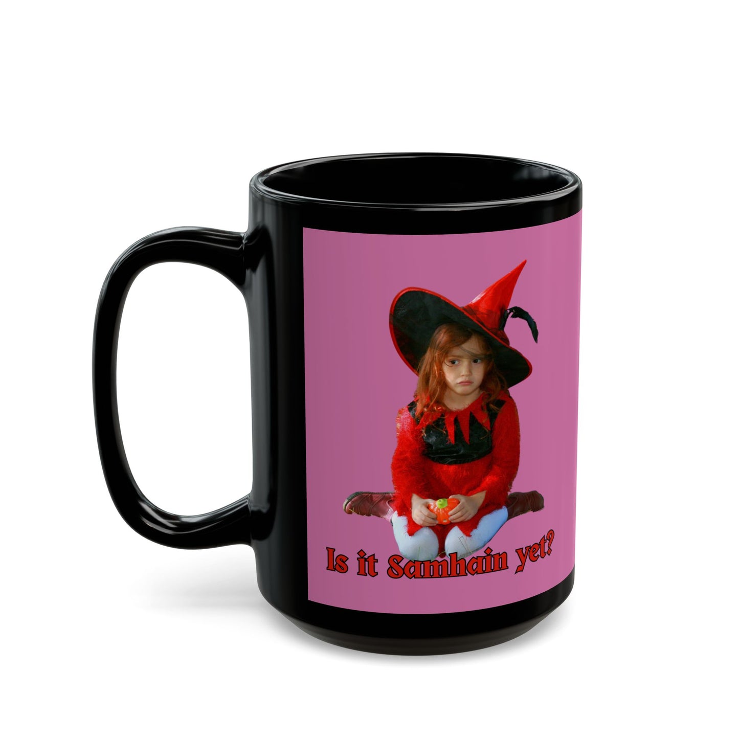 Is it Samhain yet? Pink Mug by CreepyCrafts.boo