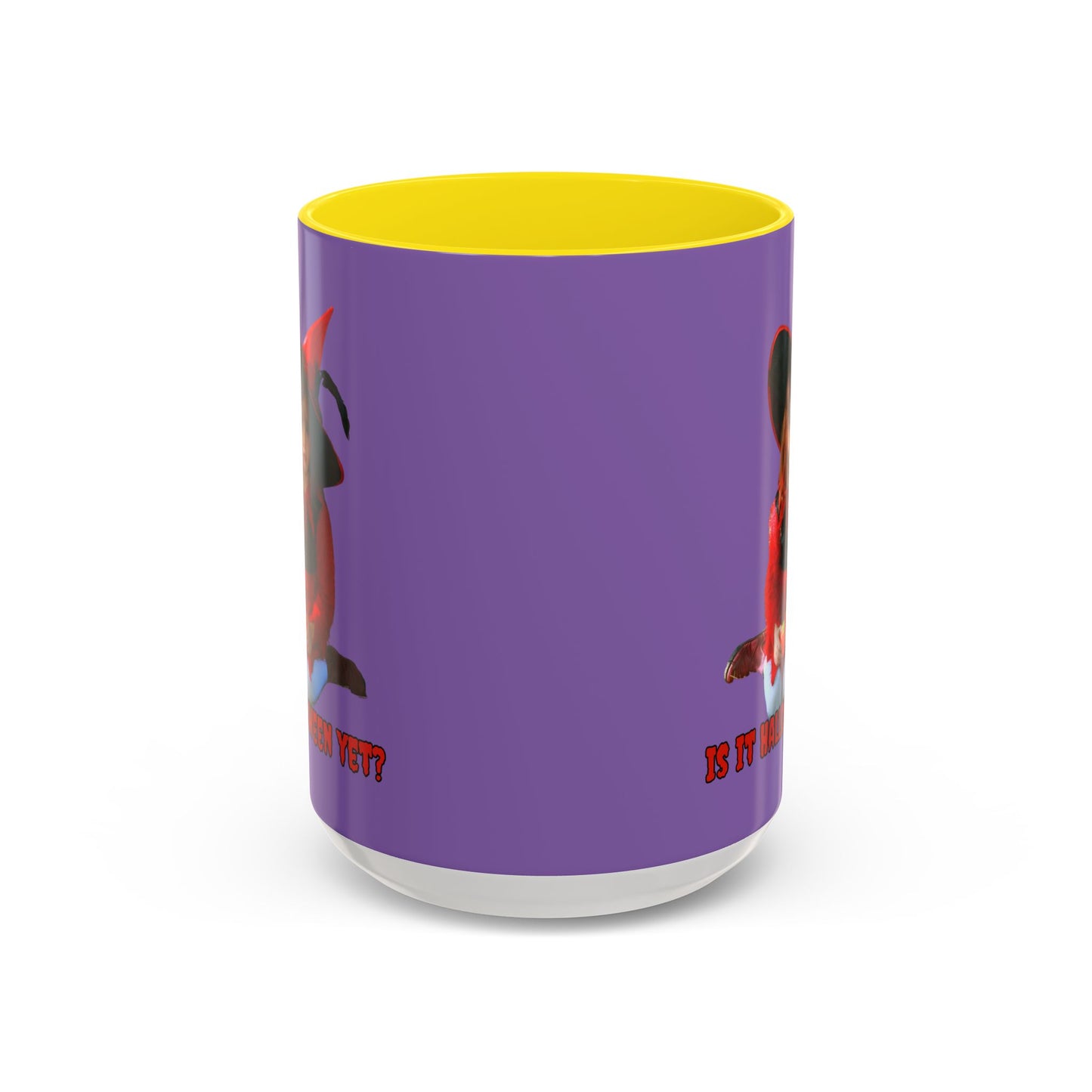Is it Halloween yet? Light Purple Accent Mug by CreepyCrafts.boo