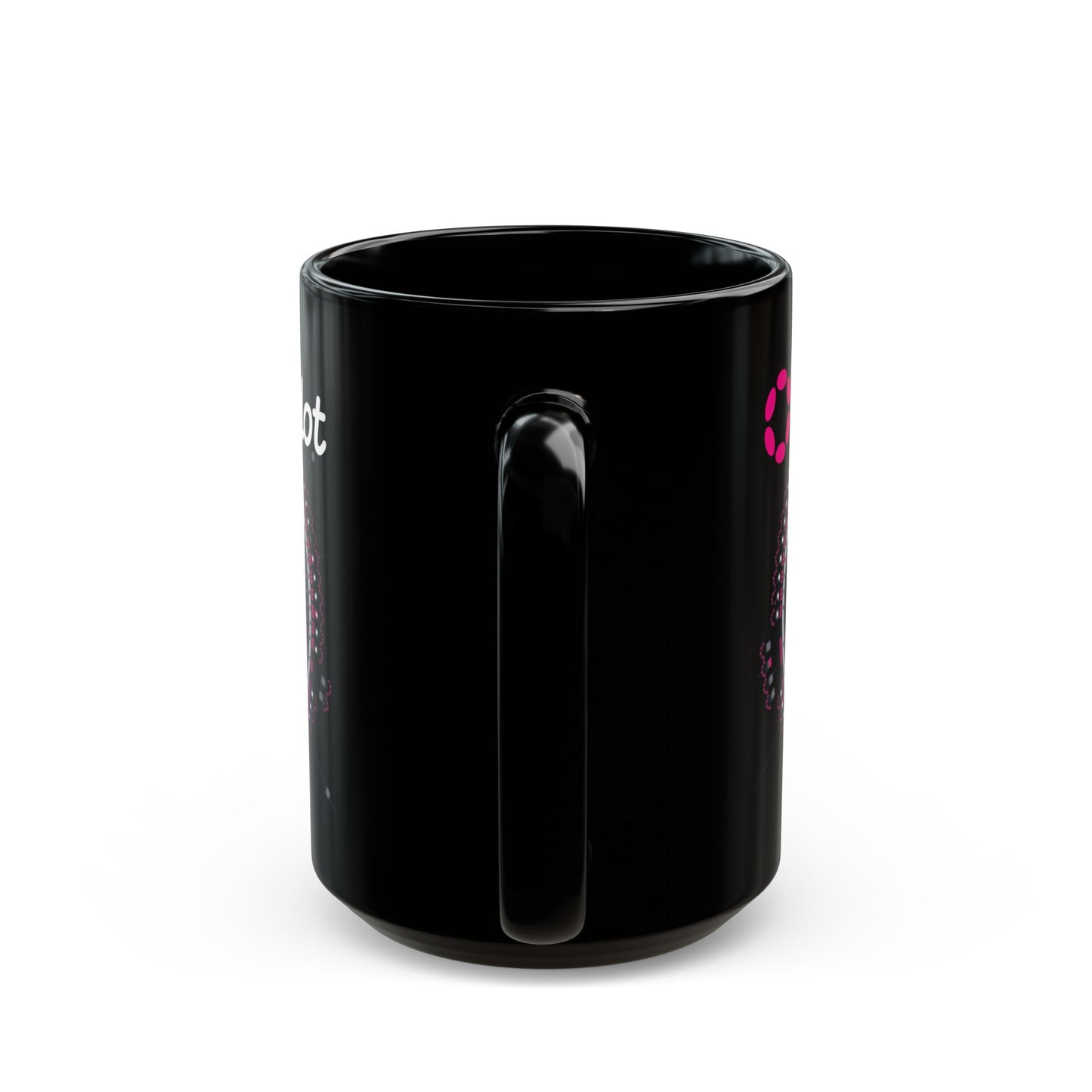 Polkadot (DOT) Black Mug by cypherpunkgear