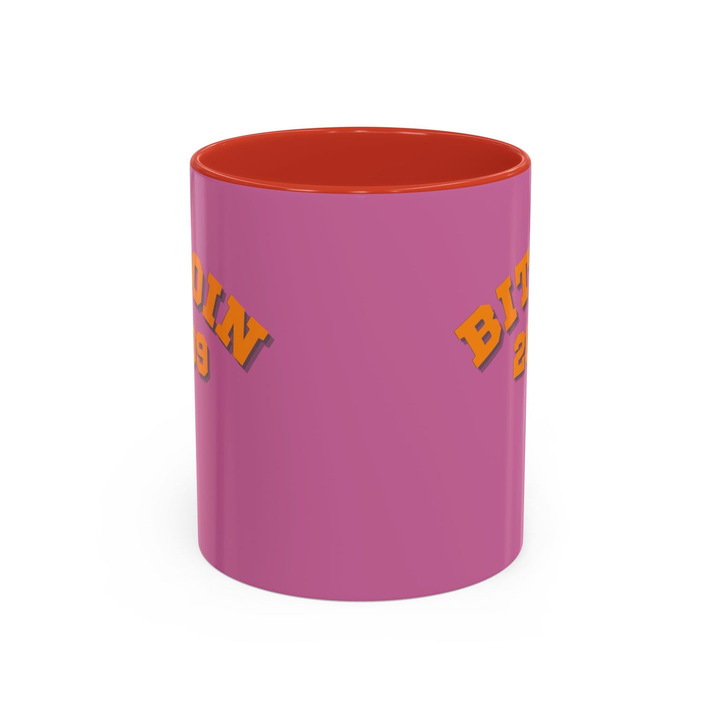 Bitcoin 2009 Pink Accent Mug by cypherpunkgear.com