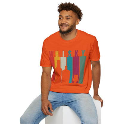 Whisky spelled without an 'e' LTcolors Unisex T-Shirt by cypherpunkgear.com