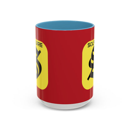 SolflareLogo Red Accent Mug by cypherpunkgear.com