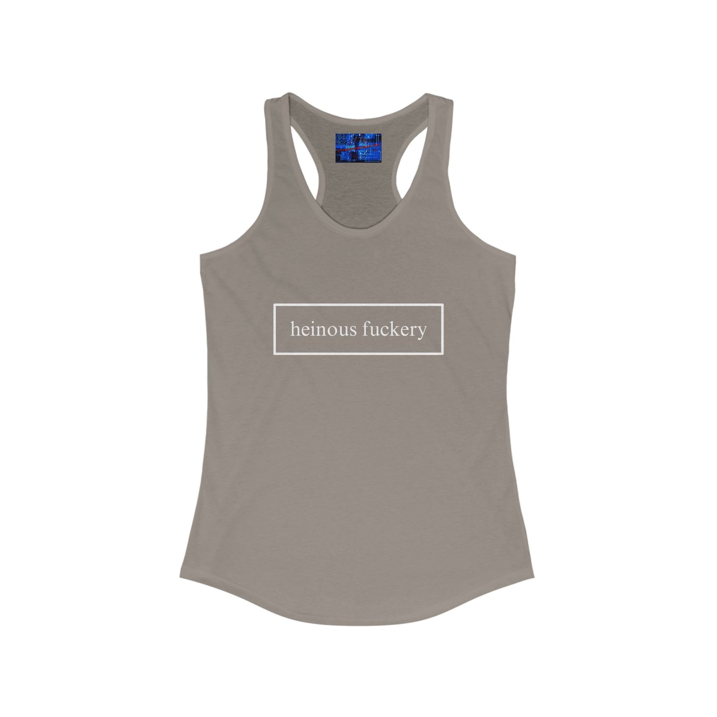 Heinous Fuckery Women's Racerback Tank Top by cypherpunkgear.com