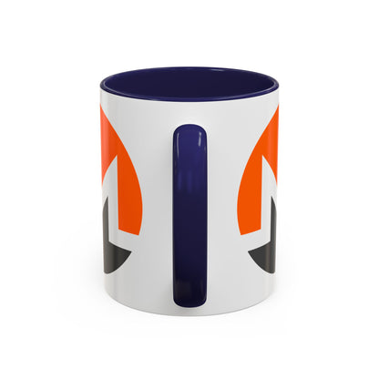 Monero (XMR) White Accent Mug by cypherpunkgear.com