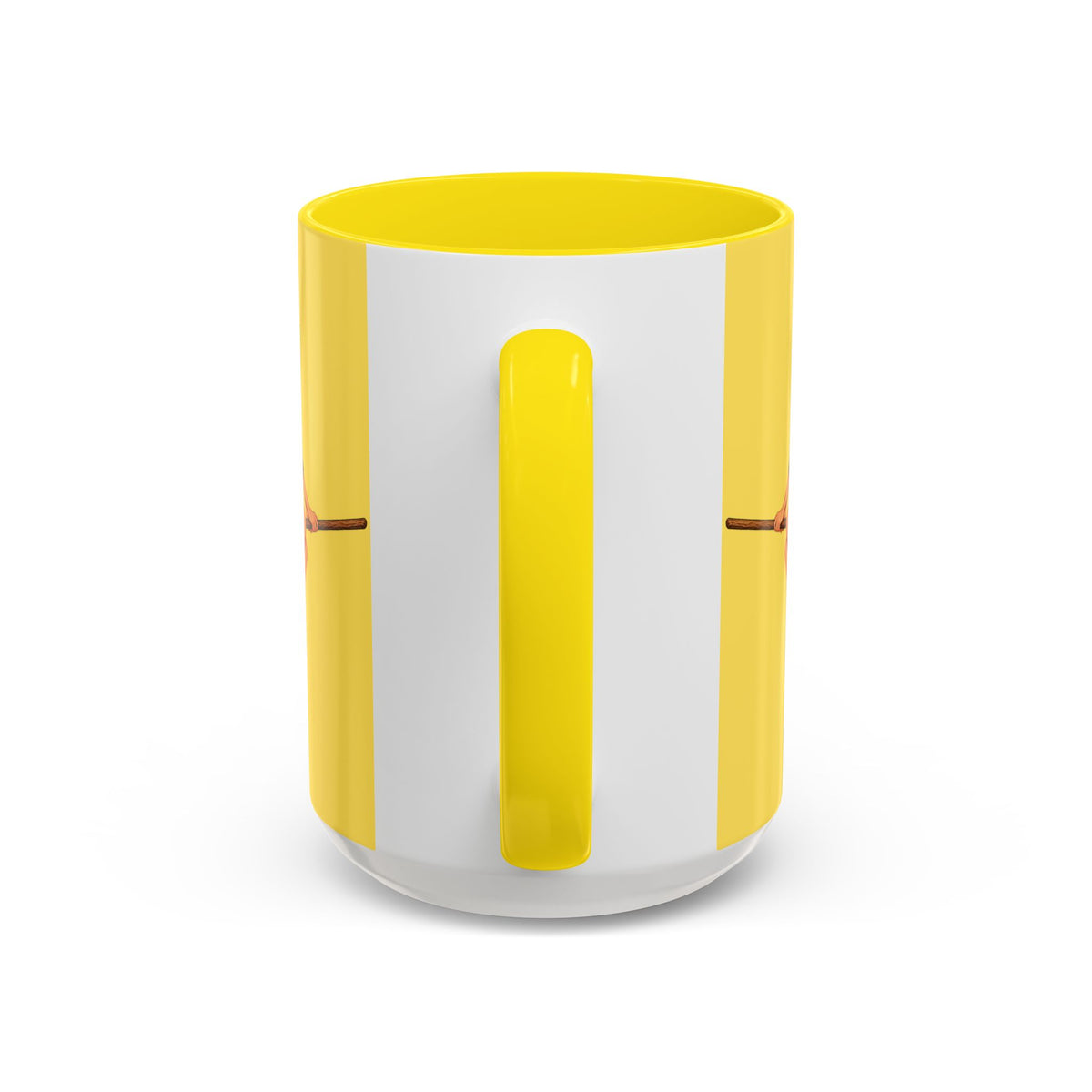 Hazel Hex Yellow Accent Mug by CreepyCrafts.boo