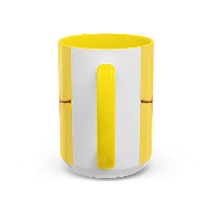 Hazel Hex Yellow Accent Mug by CreepyCrafts.boo