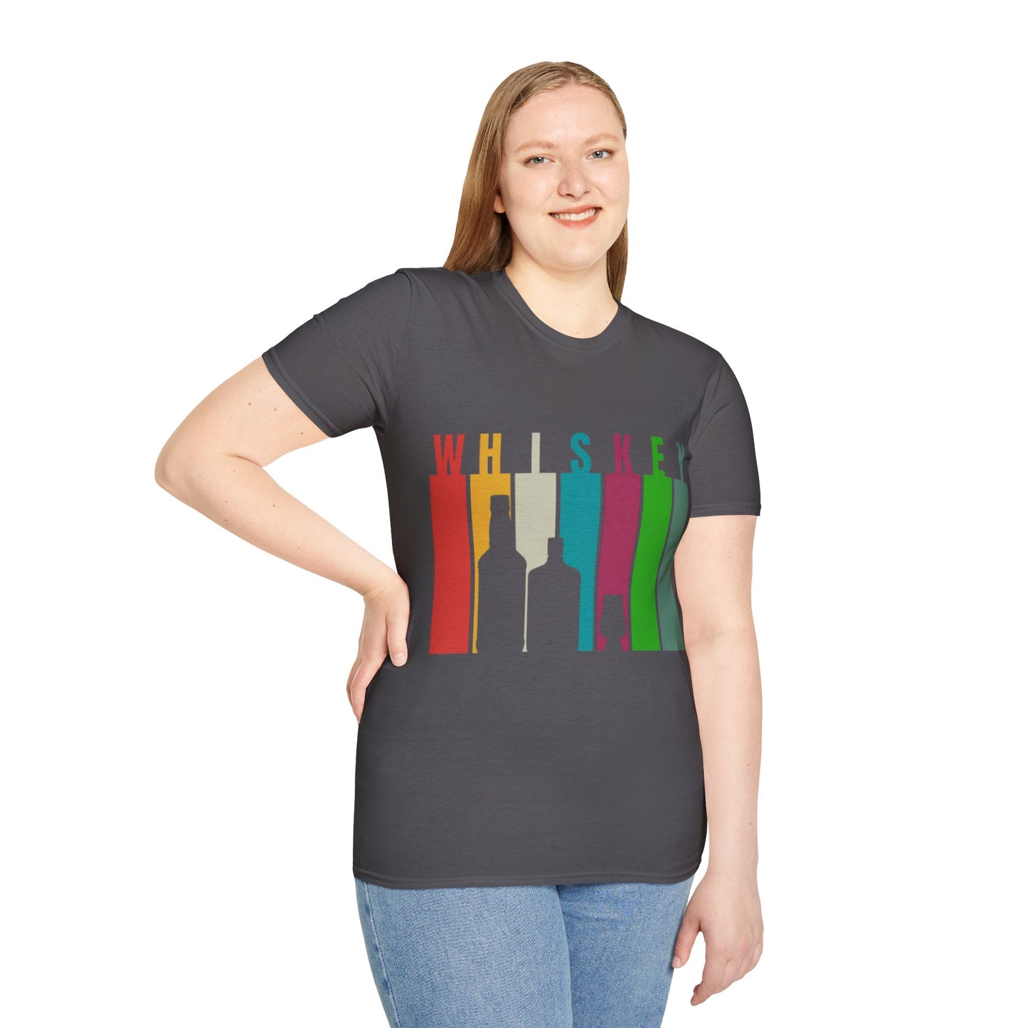 Whiskey spelled with an 'e' DKcolors Unisex T-Shirt by cypherpunkgear.com