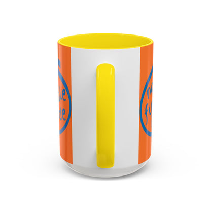 Non-Fungible Inside Orange Accent Mug by cypherpunkgear.com