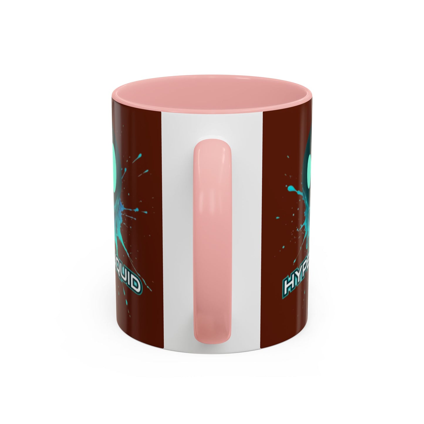 HYPE Drip Brown Accent Mug by cypherpunkgear.com