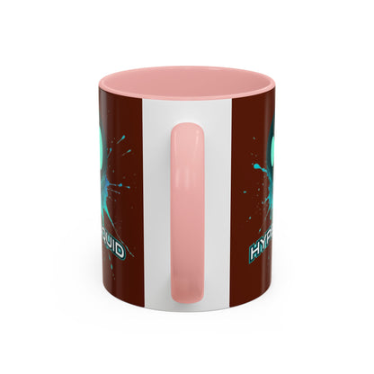 HYPE Drip Brown Accent Mug by cypherpunkgear.com