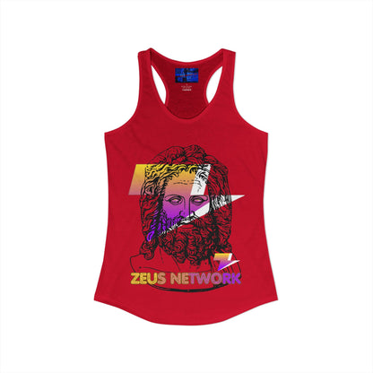 Zeus Network Women's Racerback Tank Top by cypherpunkgear.com