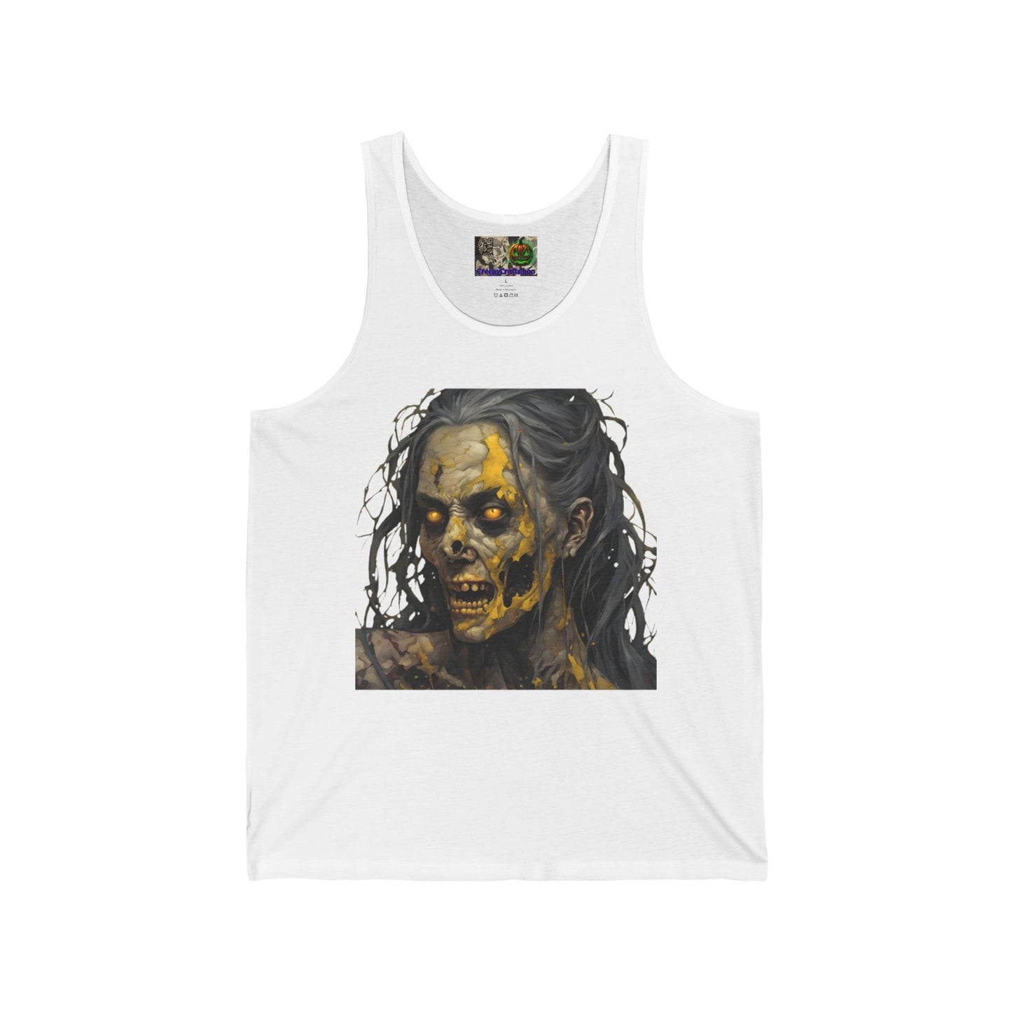 Rose Rottingham Has Risen Unisex Jersey Tank Top by CreepyCrafts.boo