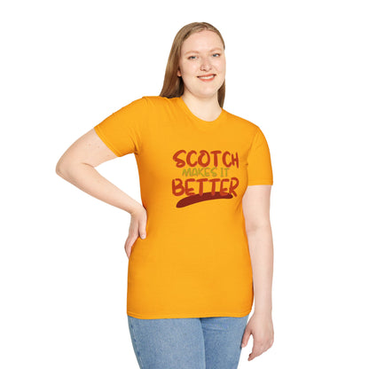 ¡Scotch lo mejora con cypherpunkgear! Camiseta unisex de estilo suave