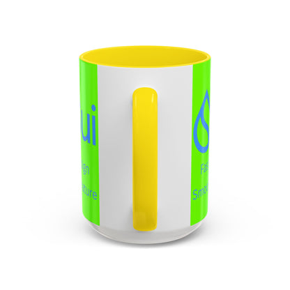 SUI Green Accent Mug by cypherpunkgear.com