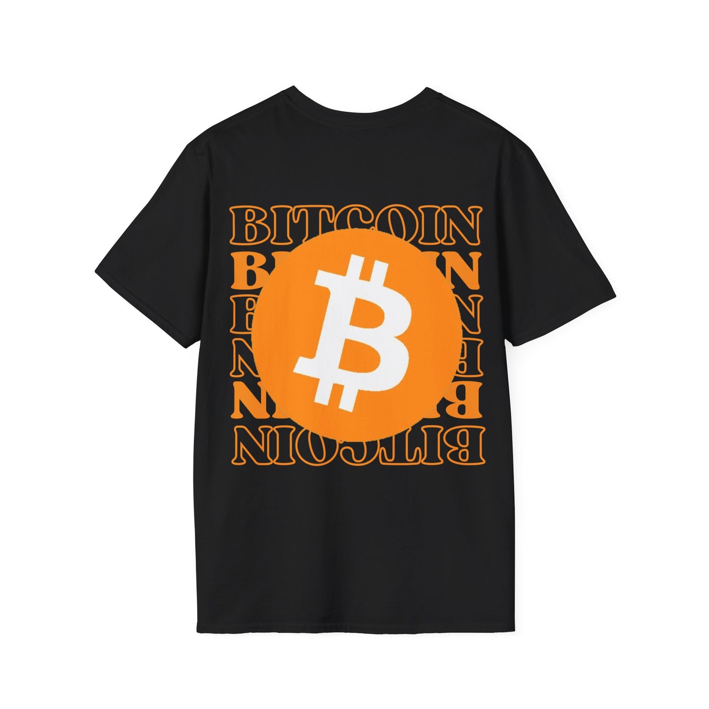 2-sided Bitcoin (BTC) Decentralized Freedom DKcolors Unisex T-Shirt by cypherpunkgear