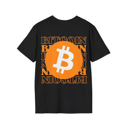 2-sided Bitcoin (BTC) Decentralized Freedom DKcolors Unisex T-Shirt by cypherpunkgear