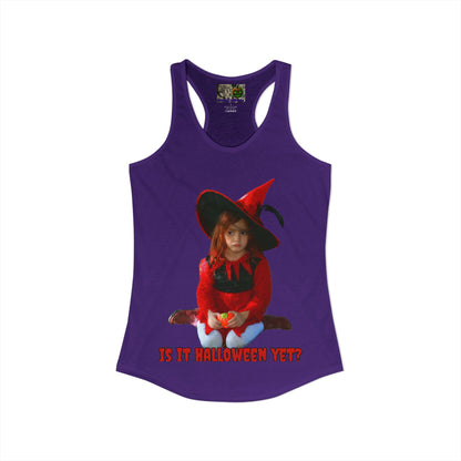 Is it Halloween yet? Women's Racerback Tank Top by CreepyCrafts.boo