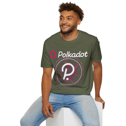 Polkadot (DOT) DKcolors Unisex T-Shirt by cypherpunkgear