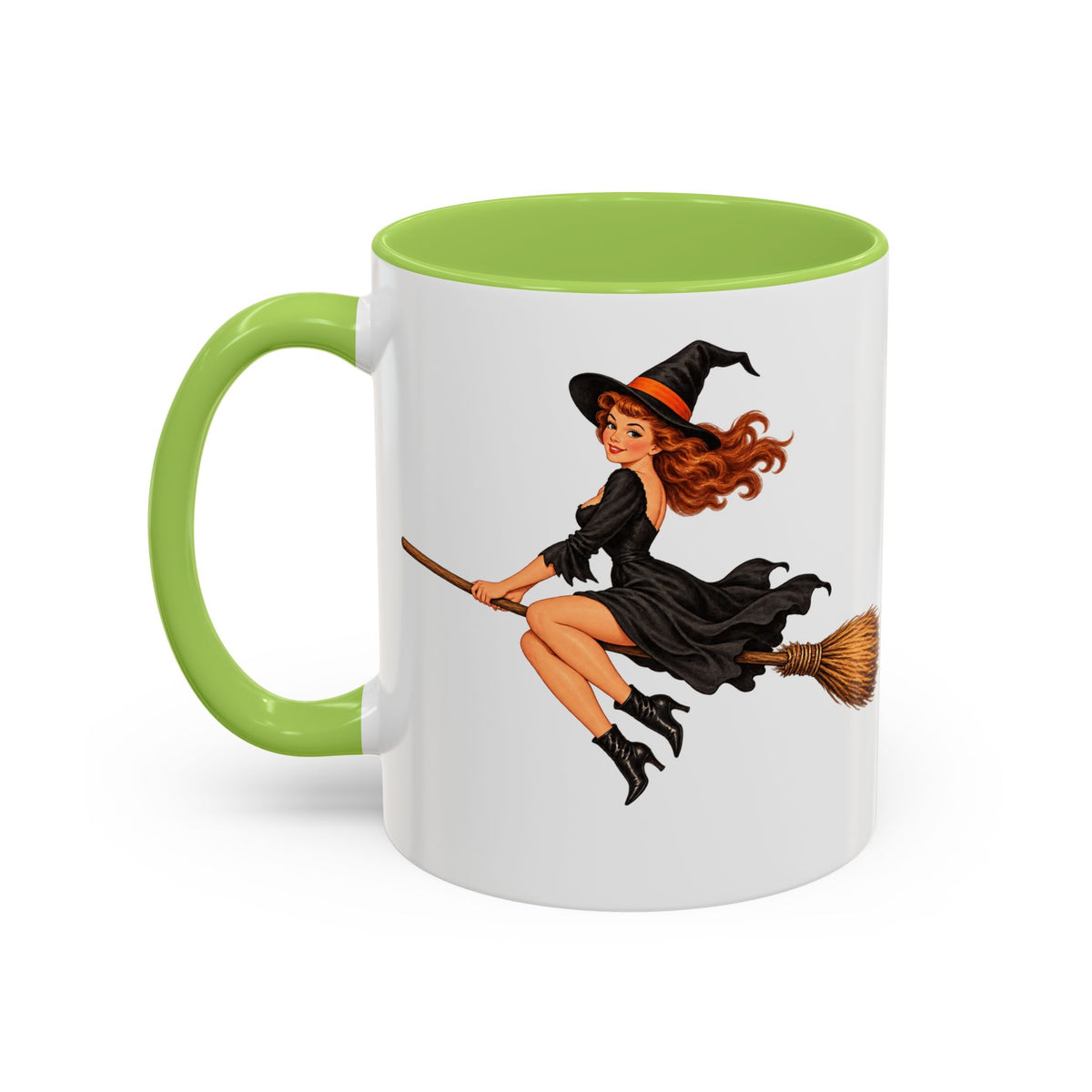 Hazel Hex White Accent Mug by CreepyCrafts.boo