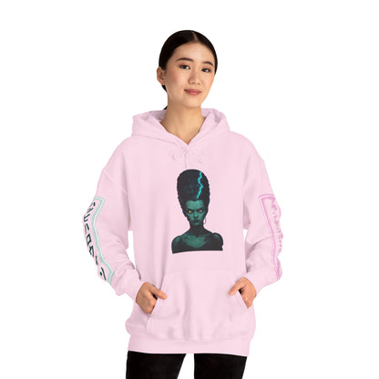 Bride of Frankenpunk Hoodie Unisex Hooded Sweatshirt by CreepyCrafts.boo