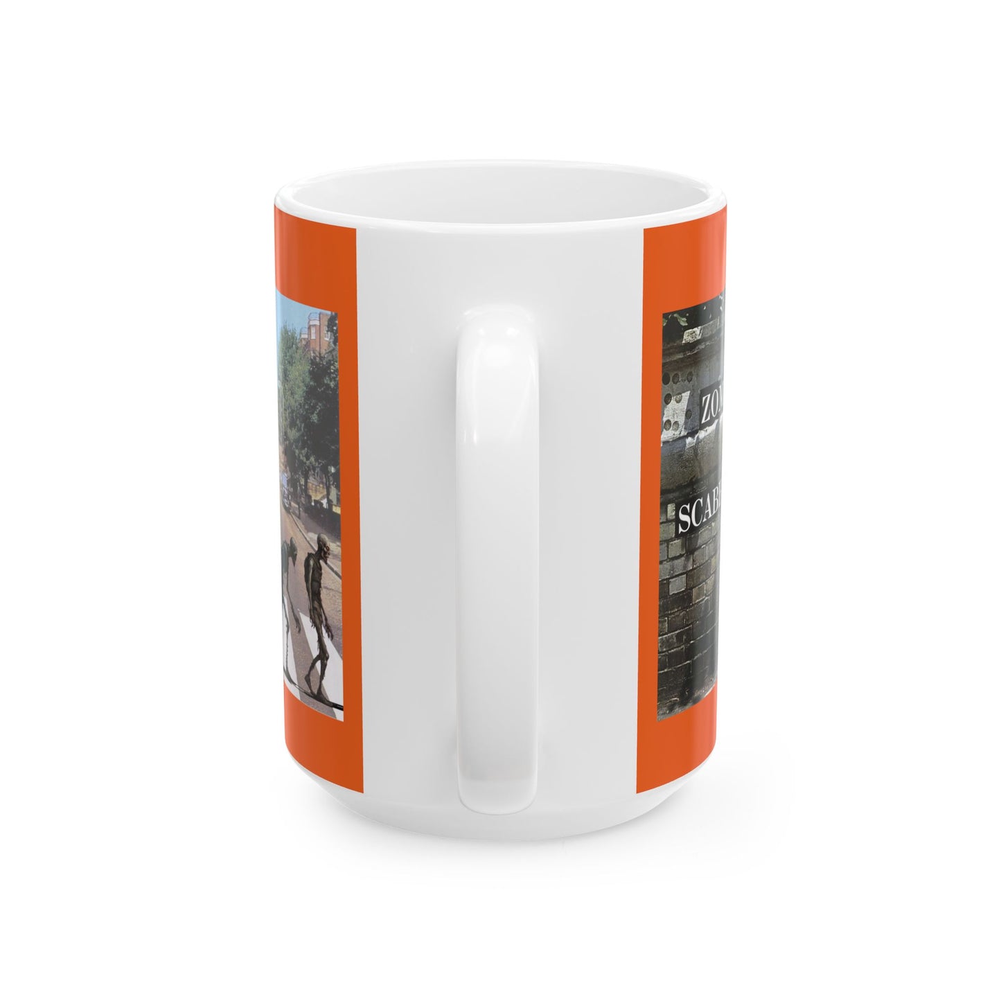 2-sided Scabby Road Orange Mug by cypherpunkgear