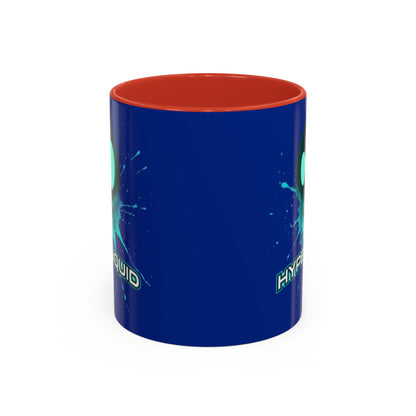 HYPE Drip Blue Accent Mug by cypherpunkgear.com