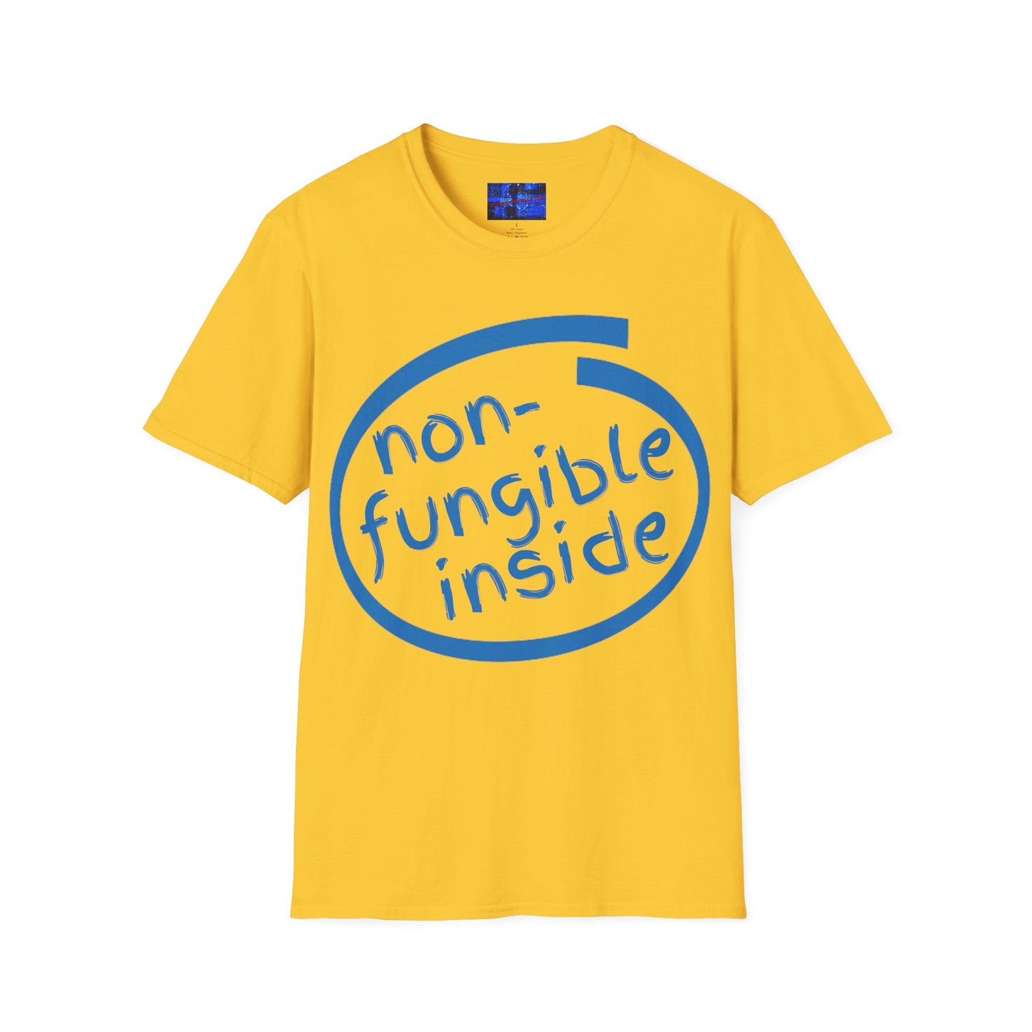 Non-Fungible Inside Light colors Unisex T-Shirt by cypherpunkgear.com