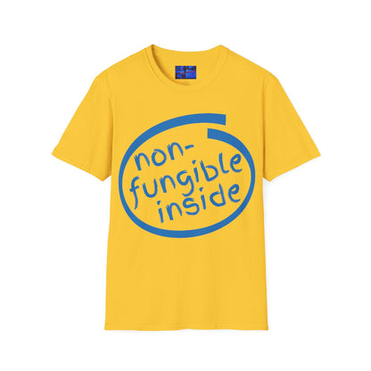 Non-Fungible Inside Light colors Unisex T-Shirt by cypherpunkgear.com