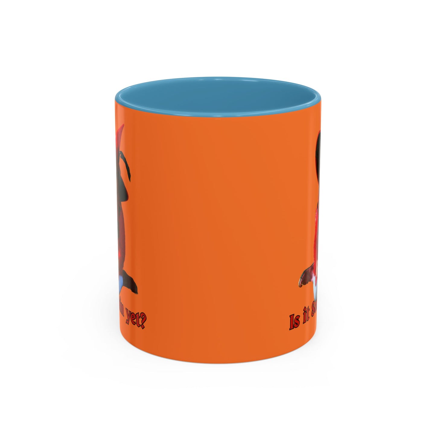Is it Samhain yet? Orange Accent Mug by CreepyCrafts.boo