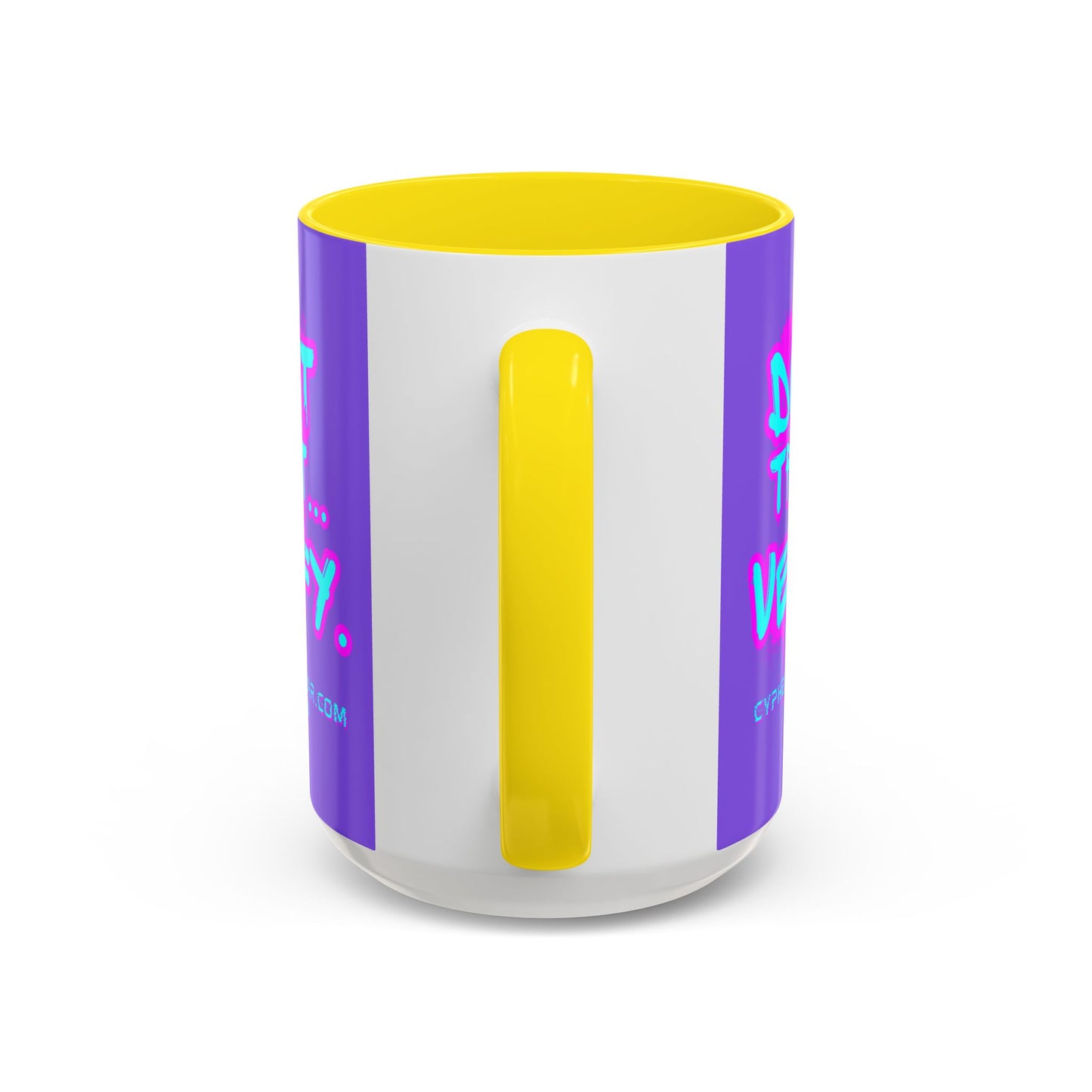 Don't Trust...Verify. Light Purple Accent Mug by cypherpunkgear.com
