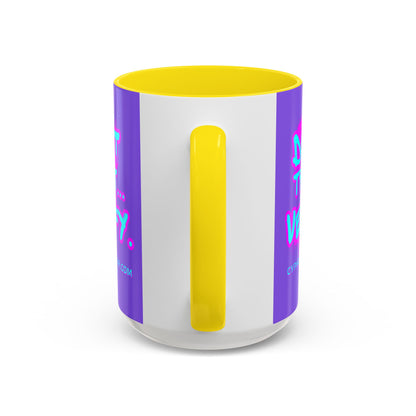 Don't Trust...Verify. Light Purple Accent Mug by cypherpunkgear.com