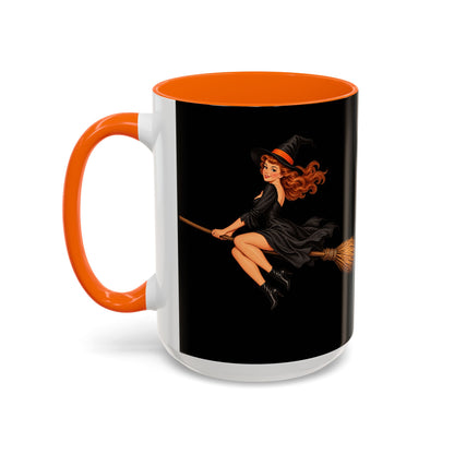 Hazel Hex Black Accent Mug by CreepyCrafts.boo