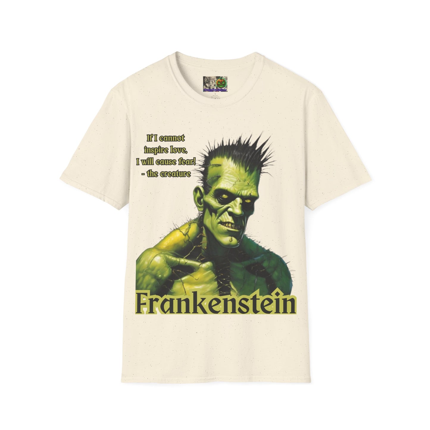 Frankenstein's Creature Light colors Unisex T-Shirt by CreepyCrafts.boo