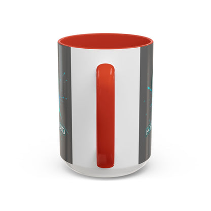 HYPE Drip Grey Accent Mug by cypherpunkgear.com