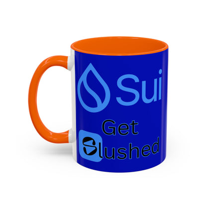 Sui: Get Slushed Dark Blue Accent Mug by cypherpunkgear.com