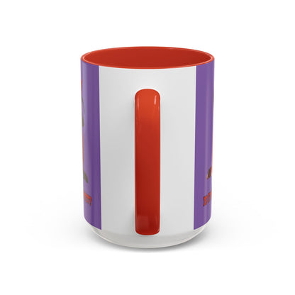 Is it Halloween yet? Light Purple Accent Mug by CreepyCrafts.boo