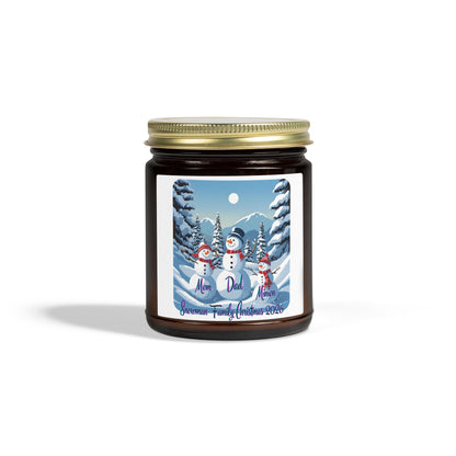 Snowman Family of 3 Scented Candle by cypherpunkgear.com