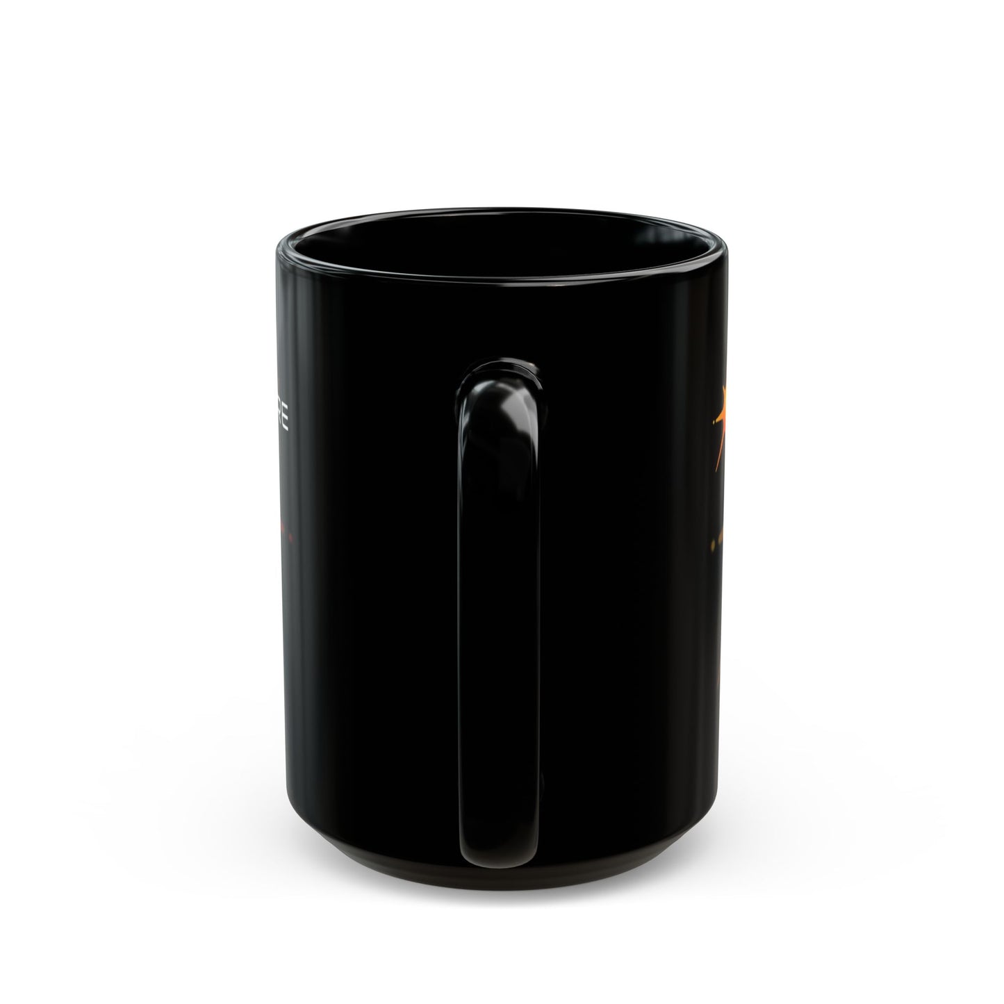 Solflare Black Mug by cypherpunkgear.com