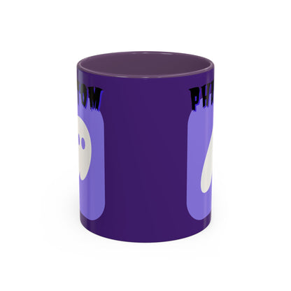 Phantom Hot Wallet Purple Accent Mug by cypherpunkgear.com