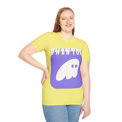 Phantom Hot Wallet Light colors Unisex T-Shirt by cypherpunkgear.com