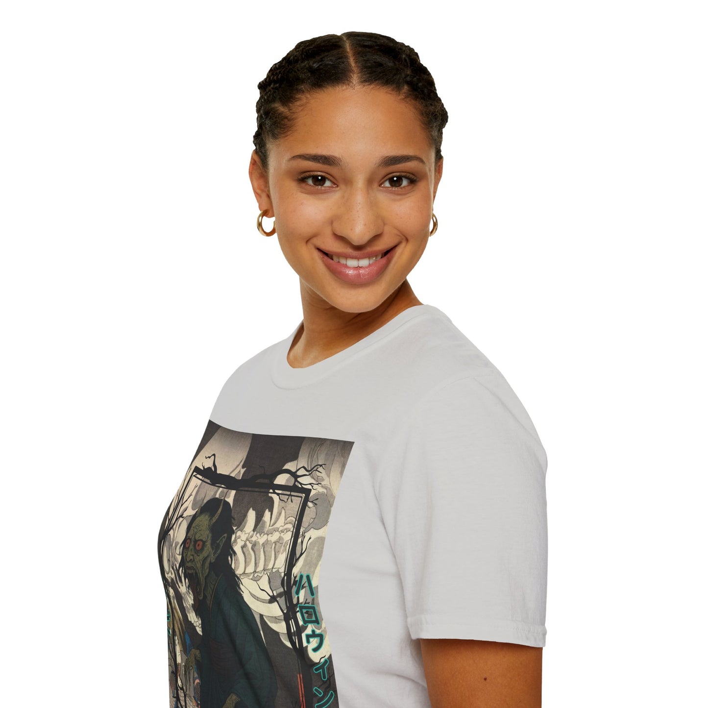 Yōkai Happy Halloween Light colors Unisex T-Shirt by CreepyCrafts.boo