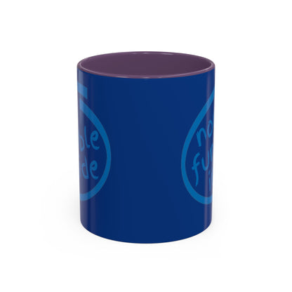 Non-Fungible Inside Dark Blue Accent Mug by cypherpunkgear.com