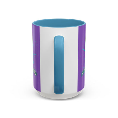 HYPE Drip Light Purple Accent Mug by cypherpunkgear.com